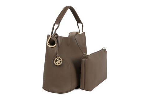 Geanta Beverly Hills Polo Club, 397, piele ecologica, kaki