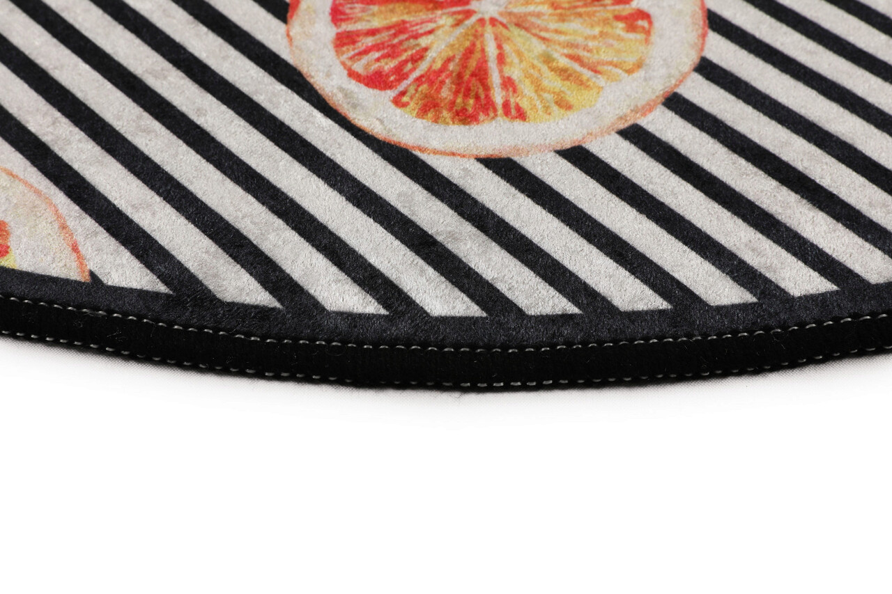 Covoras de baie, L'essentiel Maison, Tranche Circle Djt 80, Multicolor - view 3