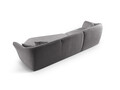 Coltar dreapta 5 locuri, Hailey, Micadoni Home, 292x138x79 cm, tesatura boucle, caramiziu