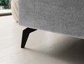 Coltar extensibil dreapta 4 locuri ELTAP, Sol-41, Solange, 292x196x84 cm, lemn/poliester, gri deschis