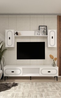 150x44.6x29.6 cm, Alb