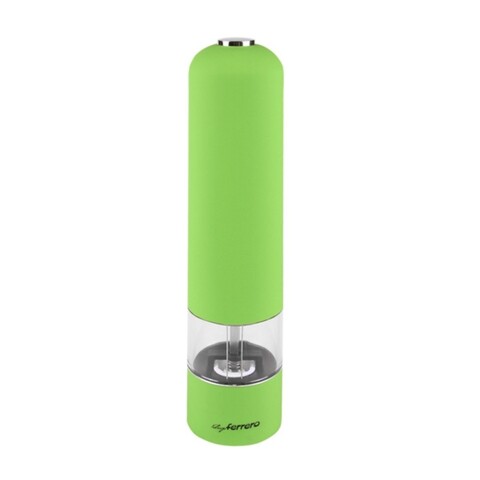 Rasnita electrica pentru sare/piper/condimente Luigi Ferrero, FR-301E, plastic/presa ceramica, verde