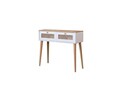 Dulap, Wolina, Goose, 95x100x35 cm, Corp: 100% MDF, Alb / Stejar