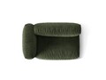 Modul stanga pentru canapea, 1 loc, Martina-120, Micadoni Home, 160x106x75 cm, catifea, verde