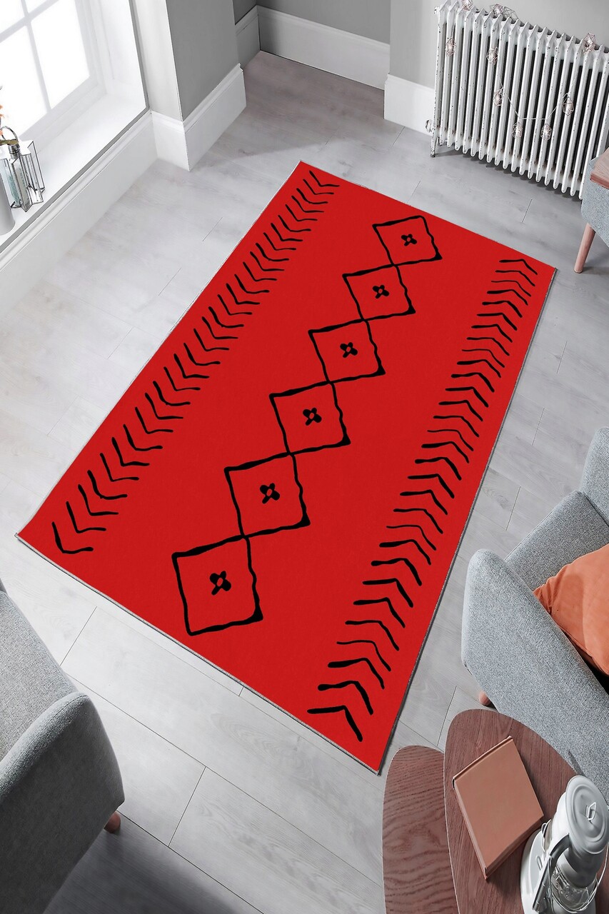 Covor, W1107, 80x120 cm, Poliester, Multicolor