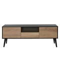 Comoda TV, Adore, Tvr-921-Et-1, Negru / Gri deschis