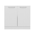 Dulap pentru bucatarie, Hanah Home, Minar, 90x87x58 cm, Alb