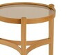 Set masute 2 piese, Hanah Home, Ren 2, LEMN MASIV DE STEJAR, Stejar