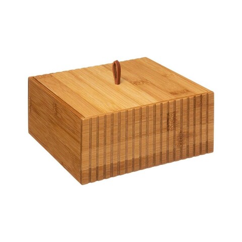 Cutie cu capac Terre, 5five, 15 x 15 x 7 cm, bambus 5five