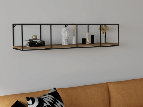 Raft de perete, puqa design, miray v2, 115x25.5x25.5 cm, pal, nuc