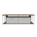 Comoda TV, Retricy, Omar, 160x35x50.8 cm, PAL, Alb/Maro