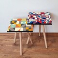 Set masute 2 piese, Leona, 2SHP452, Multicolor