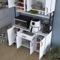 Dulap multifunctional, Rani, JE127 -2984, 120x198.6x40 cm, PAL, Alb