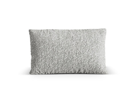 Perna decorativa, Nuria-260, Micadoni Home, 60x40x17 cm, tesatura boucle, argintiu