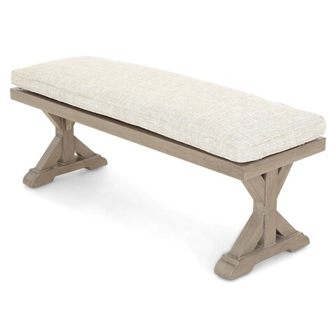Banca beachcroft, 137x43x55 cm, natur/bej
