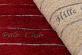 Set 2 prosoape de maini 407,  Beverly Hills Polo Club, 50x90 cm, bumbac, rosu/crem