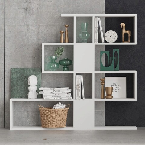 Corp biblioteca, Elegance, Karlin, 120x109x20 cm, Alb Elegance