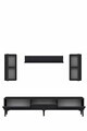 Comoda TV, Hanah Home, Didema 180, 180x40.5x30 cm, Antracit