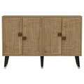 Consola, Odessa, Ahart, 120x80x30 cm, PAL, Stejar safir / Aur