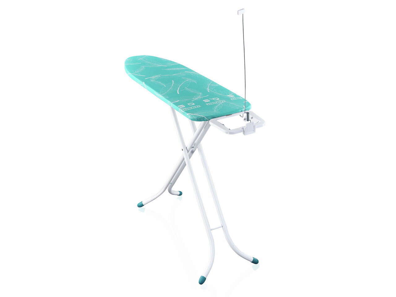 Masa de calcat, Leifheit, Air Board Compact M, 120x38 cm, turcoaz/alb — imaginea 2