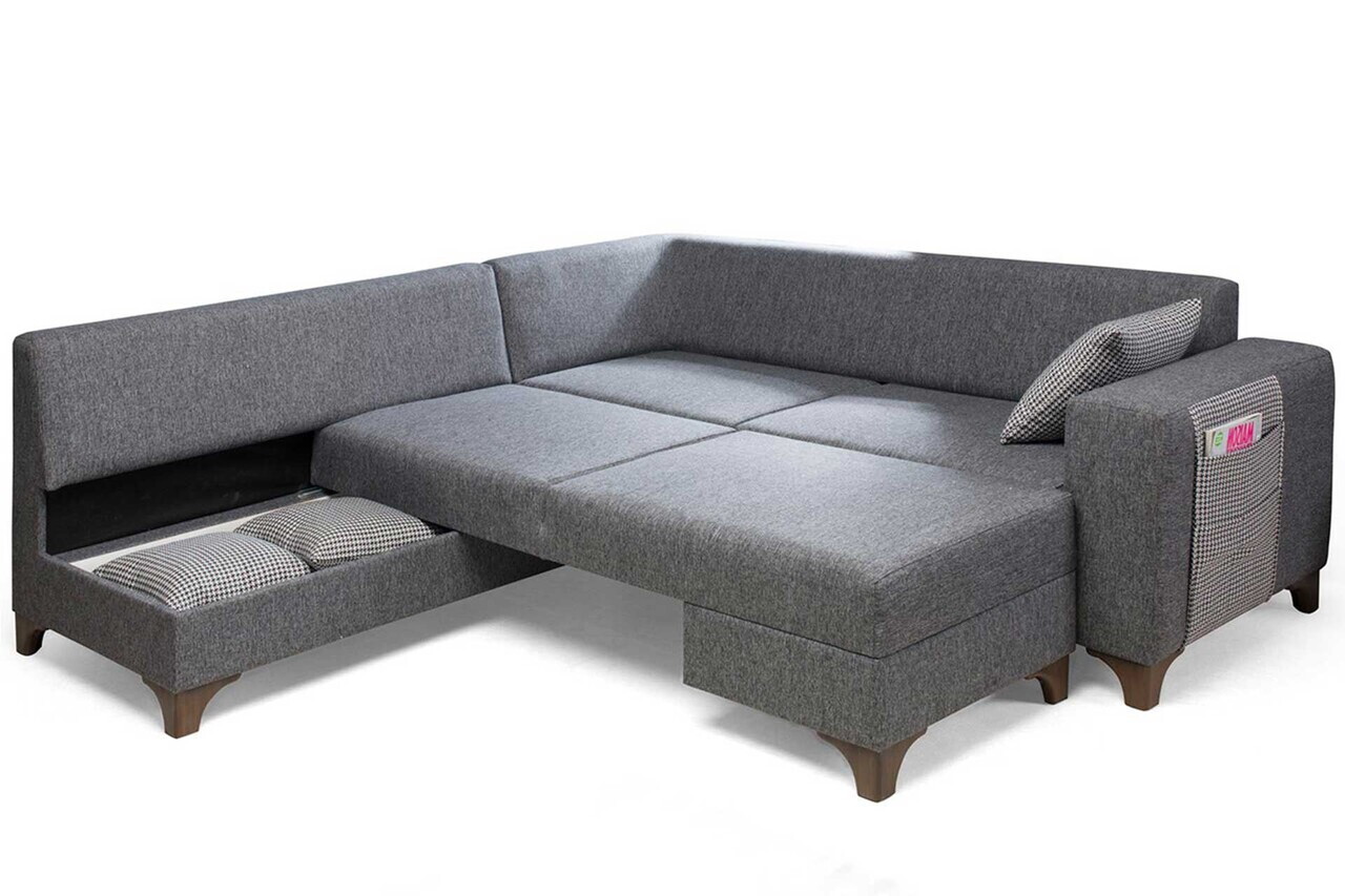Coltar, Atelier del Sofa, 752EST1400, Lemn de carpen/PAL melaminat, Gri - view 3