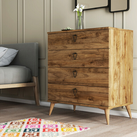 Dulap, mezza, versa-ce 3610, 80x90.8x45 cm, nuc