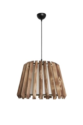 Candelabru, Luin, 8308-1, E27, 60 W, lemn/metal