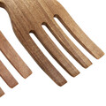 Set 2 furculite salata Mooka, Homla, 18 cm, lemn, natur