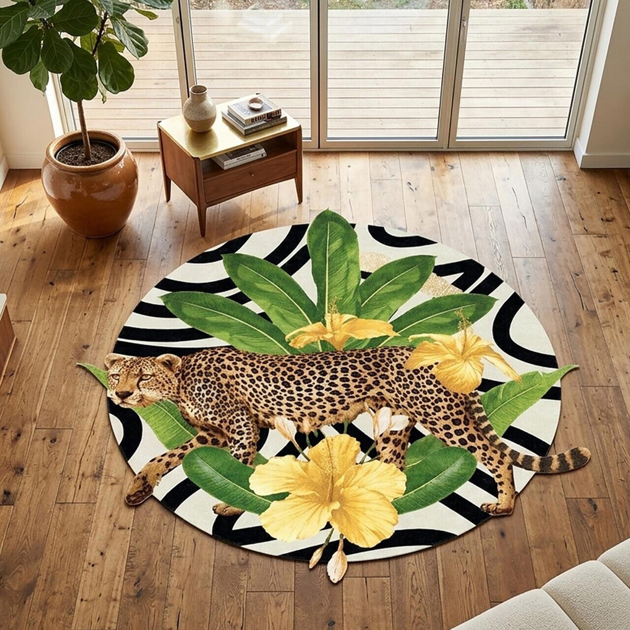 Covor, Fr386, 140x140 cm, Verde — imaginea 2