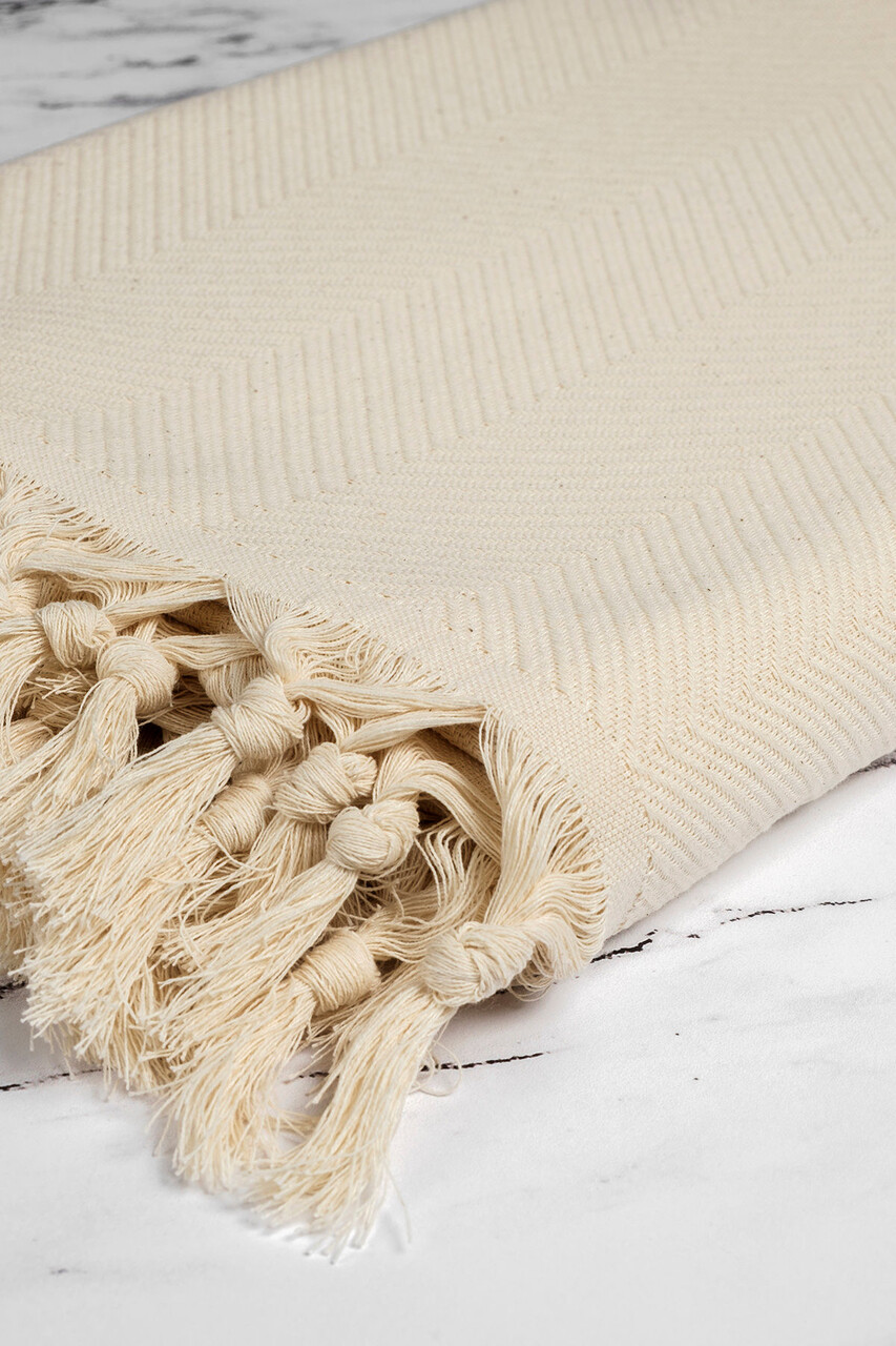 Cuvertura de pat, Trendy - Natural (300), DC Home, Bumbac