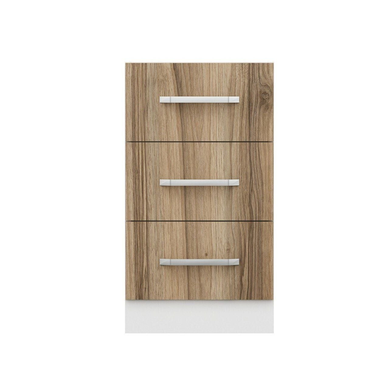 Dulap pentru bucatarie, Hanah Home, Minar, 45x87x58 cm, Alb / Dore — imaginea 5