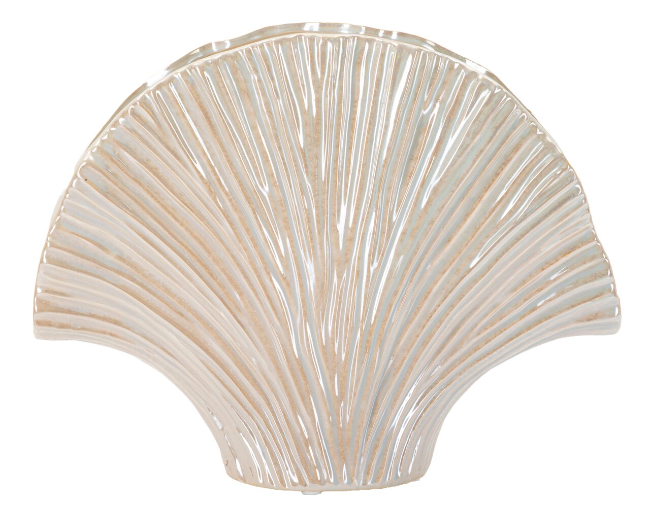 Vaza decorativa Perly, Mauro Ferretti, 35.5x11.5x27 cm, ceramica, perla