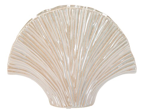 Vaza decorativa Perly, Mauro Ferretti, 35.5x11.5x27 cm, ceramica, perla