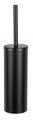 Perie de toaleta cu suport, Wenko, Turbo-Loc, Orea, 9 x 41 x 13 cm, bambus/inox, natur/negru