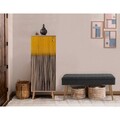 Set de mobilier pentru hol, Hanah Home, Vegas Sonomo, Sonomo / Antracit