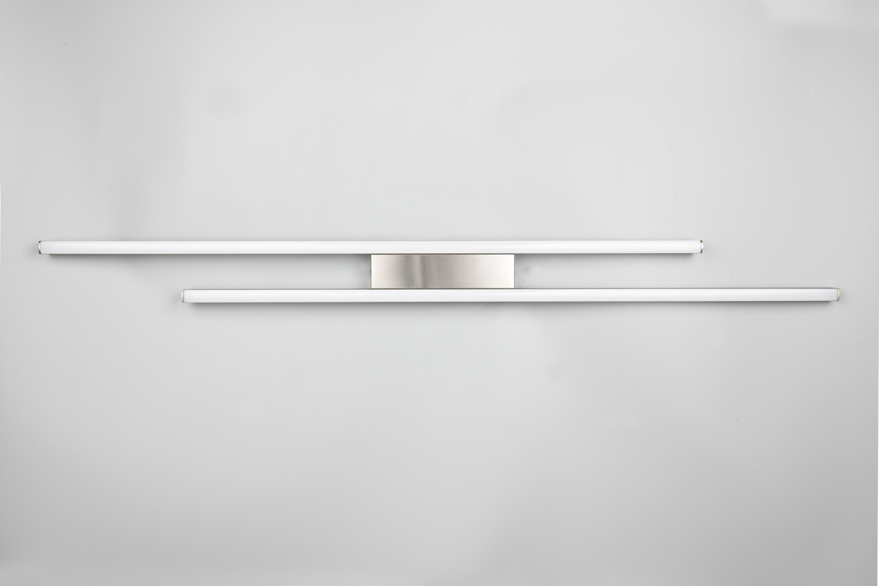 Plafoniera Odio, RL NOW, 110x8.5x5 cm, 22W, 1x SMD, metal, nichel mat