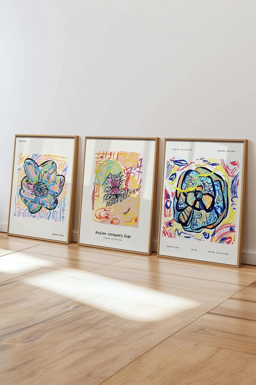 Set de pictură decorativă, Ç-300376, Sticla PVC, Multicolor — imaginea 3