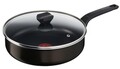 Tigaie saute cu capac, Tefal, Simply Clean, 24 cm Ø, aluminiu/sticla