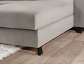 Coltar extensibil dreapta 4 locuri ELTAP, Mari-37, Mariall, 288x200x92 cm, lemn/poliester, bej