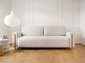 Canapea extensibila 3 locuri, ELTAP, SO-ARC-OA-18JAF, Arcadova, 244x97x97 cm, lemn/poliester, bej/stejar