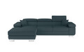 Coltar extensibil stanga 4 locuri ELTAP, Armd-370, Armando, 289x203x85 cm, lemn/poliester, verde