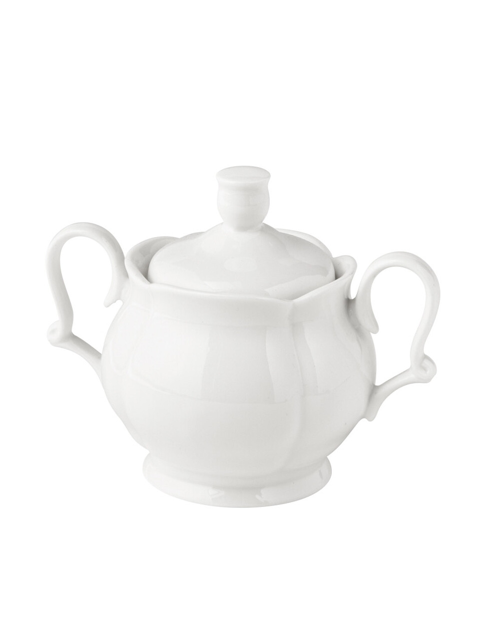 Zaharnita cu capac, Queen, Brandani, 14x9x11 cm, portelan New Bone China