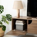 Comoda TV, Neostill, Grotte, 180x35x35 cm, Cadru: PAL MELAMINAT 100%., Maro