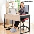 Incalzitor electric pentru picioare 2 in 1, Elewa InnovaGoods, USB, gri
