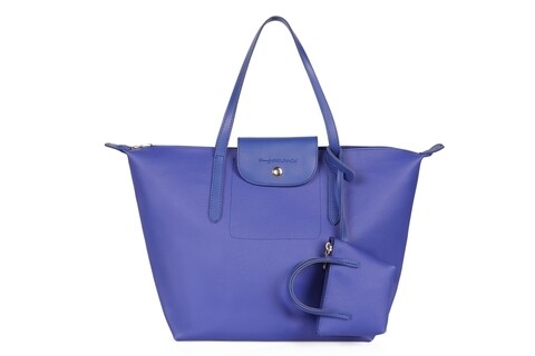 Geanta Beverly Hills Polo Club, 1105, piele ecologica, albastru