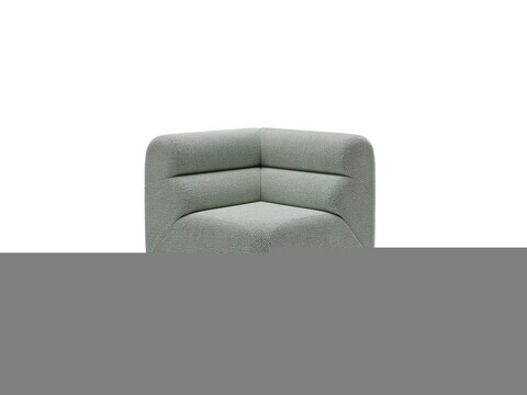 Modul coltar, Neo, Micadoni Home, 100x100x83 cm, tesatura Chenille Silencio, albastru muted