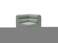 Modul coltar, Neo, Micadoni Home, 100x100x83 cm, tesatura Chenille Silencio, albastru muted
