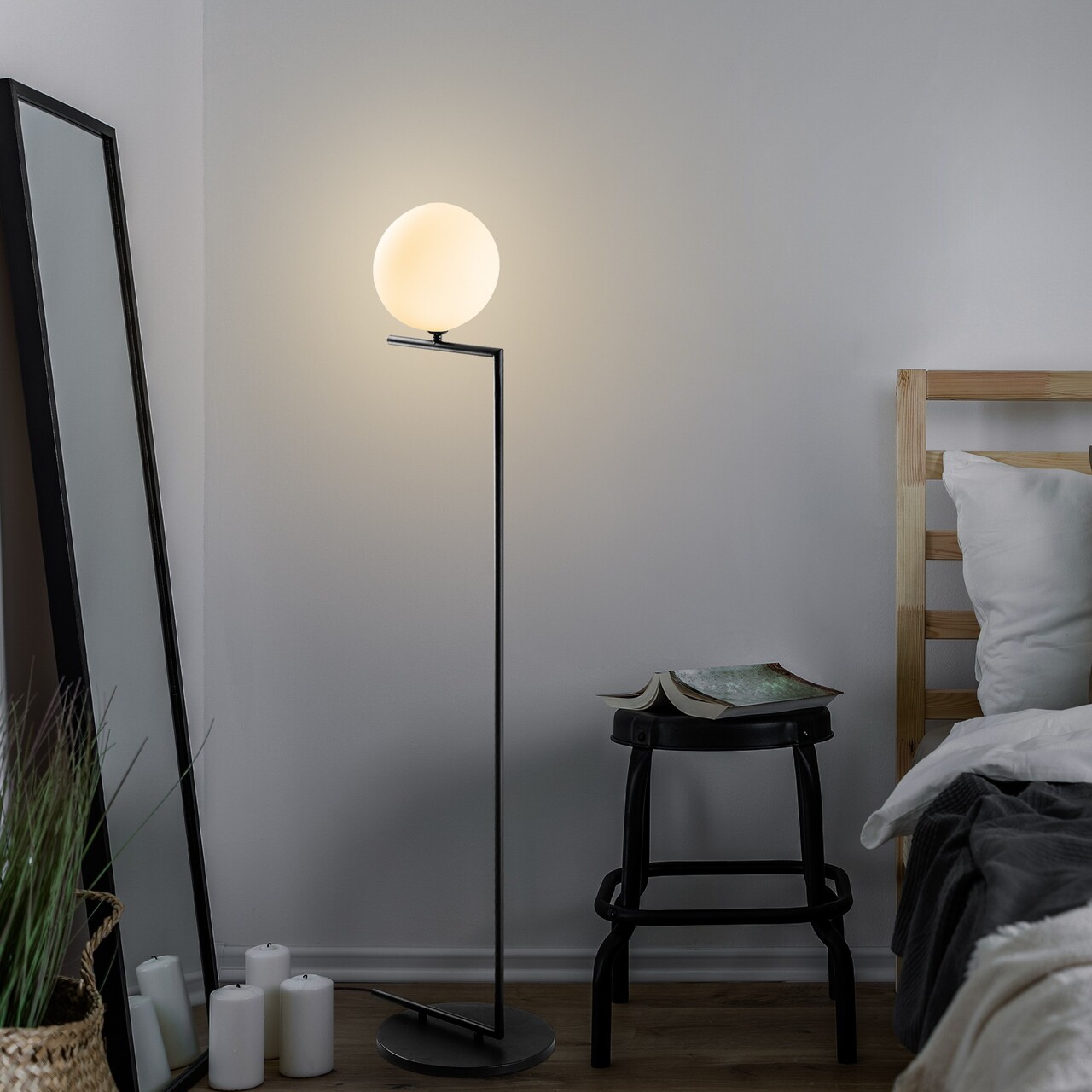 Lampadar, L'essentiel Maison, 521SHN2274, Negru - view 3