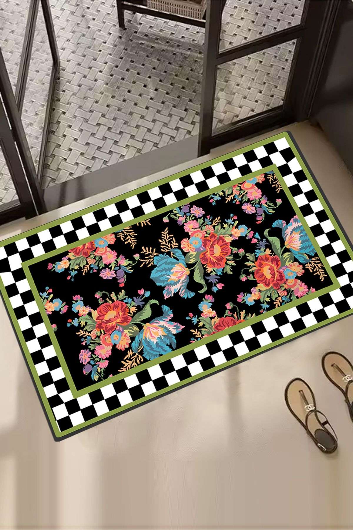 Covoras de baie, L'essentiel Maison, Seomra, 60x100 cm, Multicolor