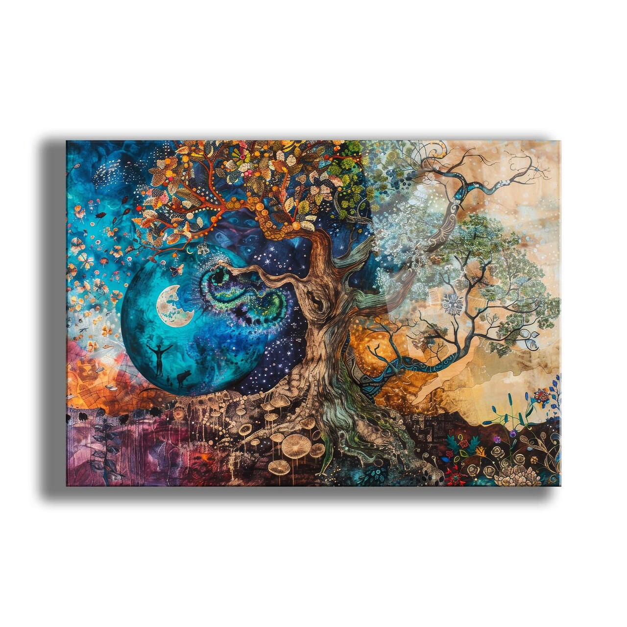 Tablou decorativ, Camtbl-057, 70 x 100 cm, Multicolor - view 5